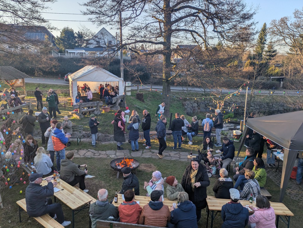 Osterfeuer am 2. April 2026